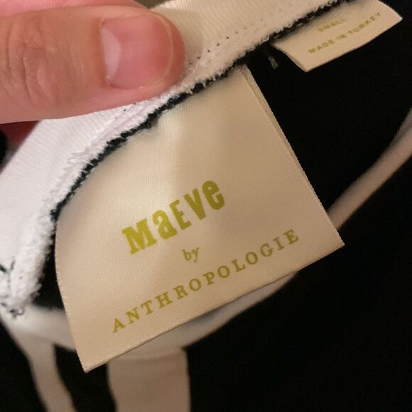 Maeve by Anthropologie Colorblocked V-Back Top - Picture 4 of 7